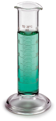 Cylinder, Graduated, Double Metric, Low Form, 100 mL