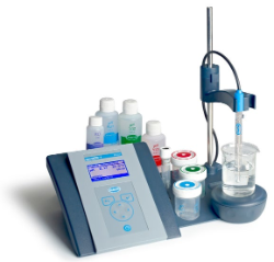 Sension+ PH31 GLP Laboratory pH and ORP Meter with Electrode Stand, Magnetic Stirrer and Accessories with pH Electrode for Waste Waters, Dirty Samples & Viscous Media