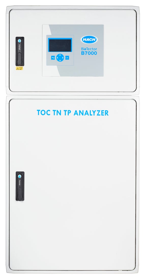 Hach BioTector B7000 Online TOC/TN/TP Analyser, 0-500 mg/L C, 1 stream, 115 V AC