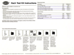 NI-15 Test Kit Instructions