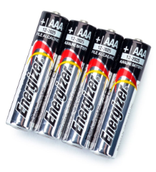 Battery, AAA, 1.5 Vdc, Alkaline